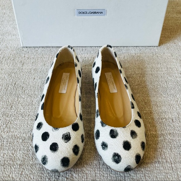 Dolce & Gabbana Polka Dot Ballerinas - Picture 1 of 8